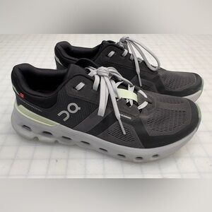 On Running Black and Gray Athletic Shoes